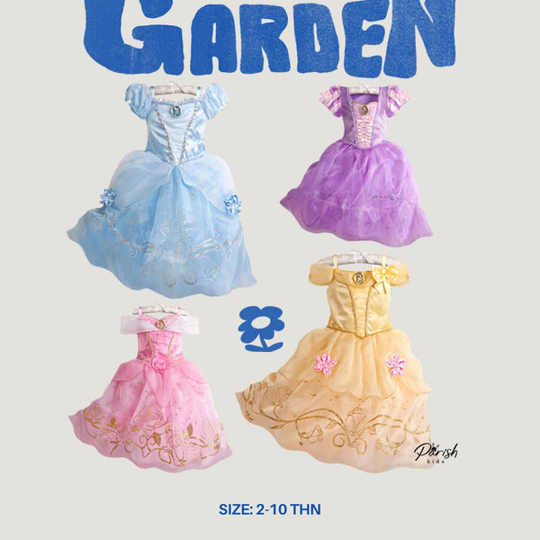 Cinderella Rapunzel Dress Princess/ Kostum Princess Anak Ulang Tahun