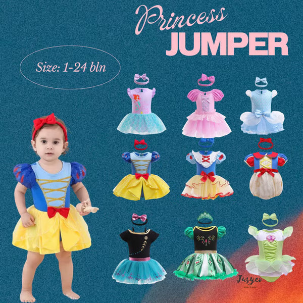 Princess Baby Ballet Jumper / Romper Bayi Kostum dress