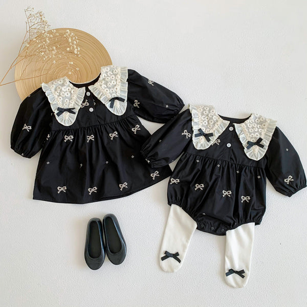 Lolita Embroidery Romper Dress / Dress Anak Brodir/ Jumper Bayi
