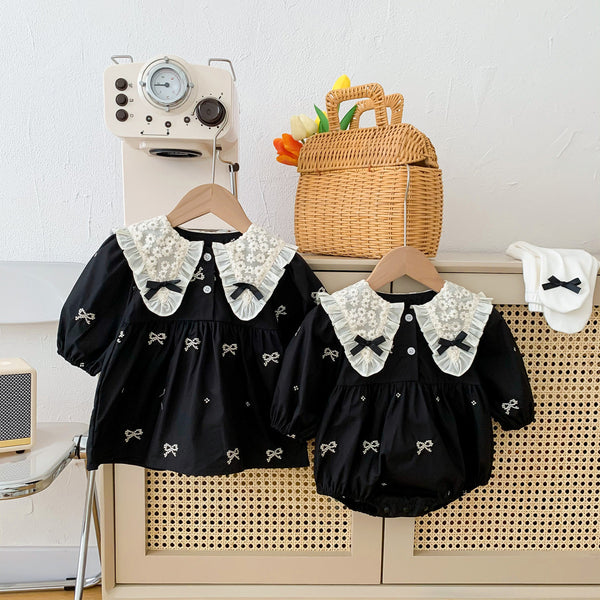 Lolita Embroidery Romper Dress / Dress Anak Brodir/ Jumper Bayi