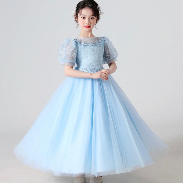 Melisa Embroidery Pearl Dress/ Dress Tosca Mutiara Gown Anak