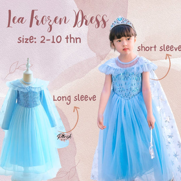 Lea Frozen Anna Elsa Terbaru Disney Princess Kostum Impor